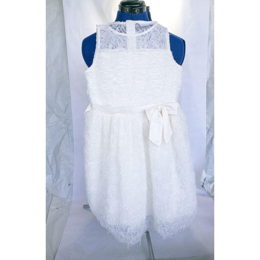 Crb off white dress baptism pageant 12